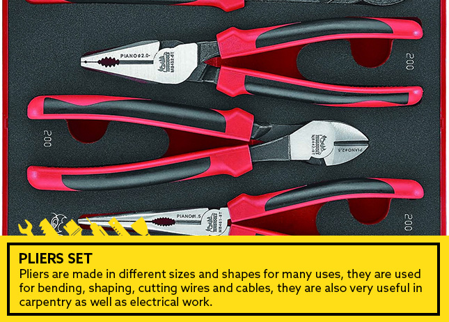 9- Pliers set