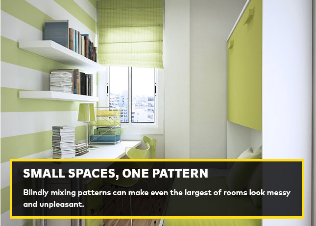 Small spaces, one pattern