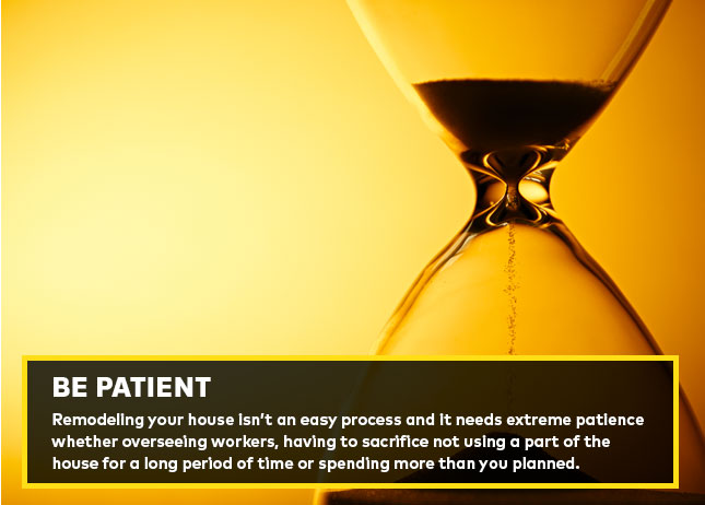 Be patient