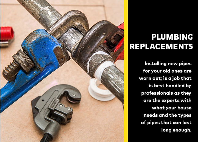 Plumbing replacements